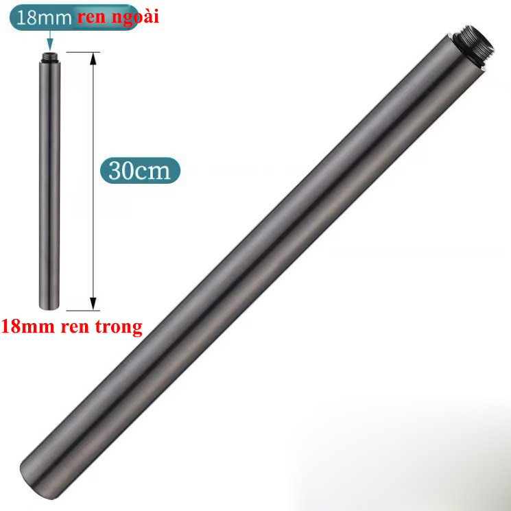 Thanh Nối Dài Cần Sen Cây Tròn, Thanh Nối Tăng Chiều Cao Sen Cây Tắm Đứng