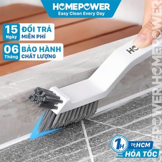 Bàn Chải Vệ Sinh Khe Hẹp Góc Kẹt Phòng Tắm Homepower VM-01 Lông Cứng 3 Trong 1