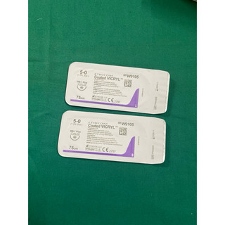 chỉ nhấn mí tự tan Vicryl 5/0.