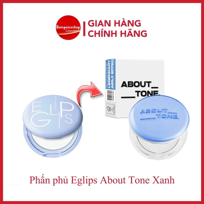Phấn Phủ Eglips Air Fit Powder Pact (Eglips Xanh)