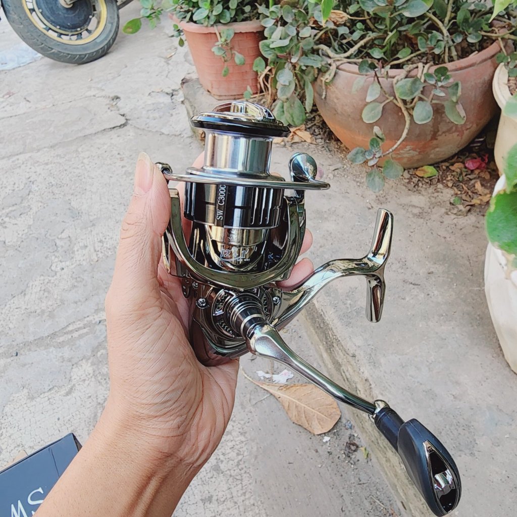 [Chất lượng] Máy Câu Cao Cấp Shimano Stella Phiên bản Probes SW - Tay Quay Xoáy Ren cao cấp SW1000-S