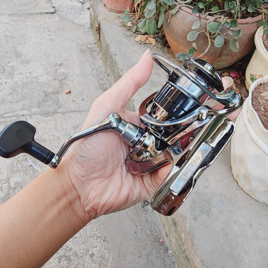 [Chất lượng] Máy Câu Cao Cấp Shimano Stella Phiên bản Probes SW - Tay Quay Xoáy Ren cao cấp SW1000-S