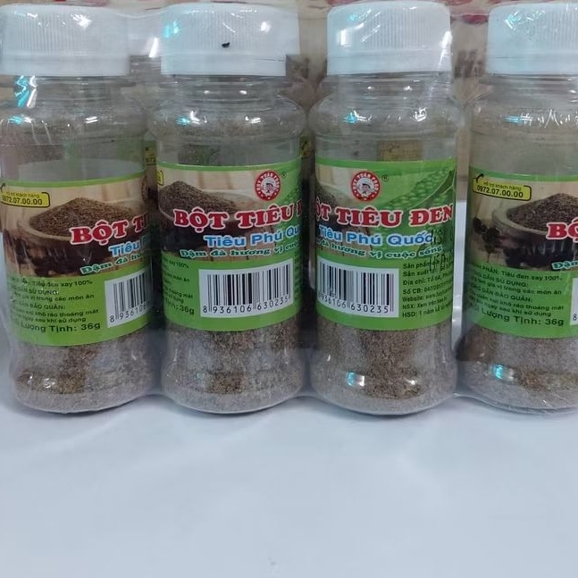 COMBO 3 LỌ bột tiêu đen tiêu Phú Quốc 36G