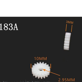 Bánh răng 18 răng trục 3mm giá 1 chiếc