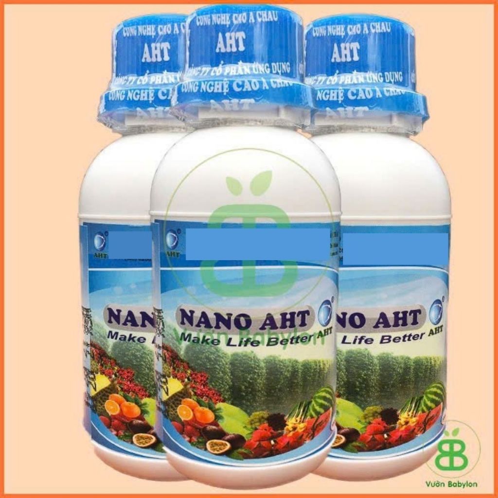 Phân Bón , Vi Lượng Nano AHT, Khắc Phục Bệnh Vàng Lá Cho Cây, Ngừa Bệnh Hiệu Quả - Chai 100ML