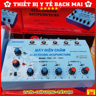 Máy Châm Cứu 5 Giắc Việt Nam [Màu Xanh]