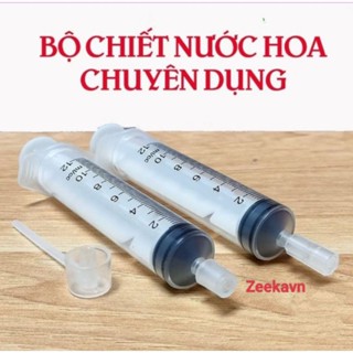 [COMBO] Bộ dụng cụ chiết nước hoa chiết tất cả các loại chai trên nước hoa gồm xilanh van silicon van cứng và vòi chiết