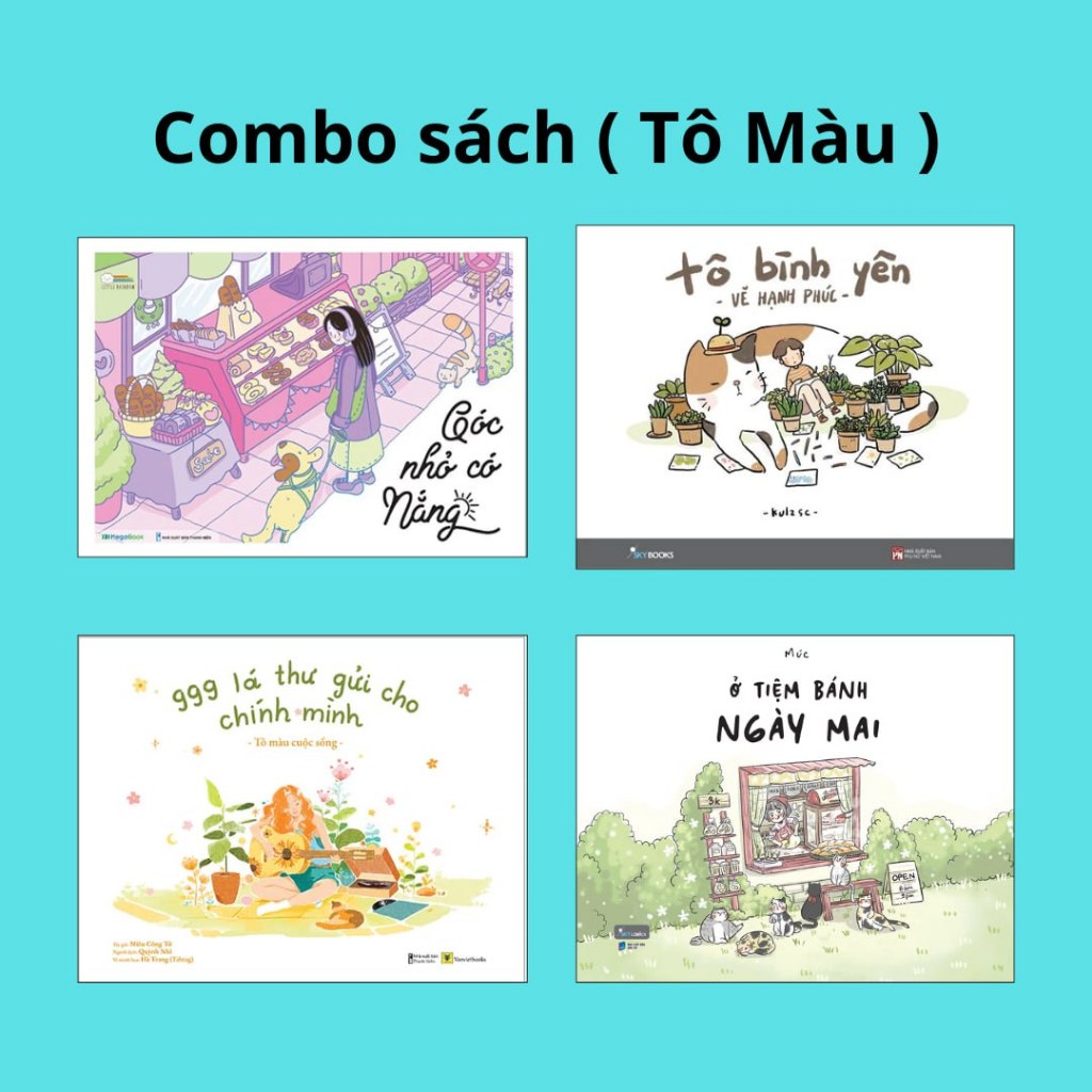 Combo Tô Màu 4Q Tùy Chọn