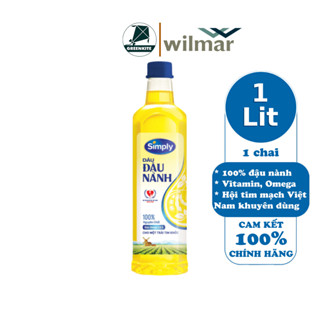 [Chai 1L] Dầu Ăn Simply Đậu Nành