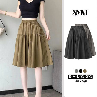 Quần váy dáng lỡ bigsize cạp chun phom xoè mặc mọi dịp thoải mái phong cách quần short lửng giả váy - (QL81-LỬNG)
