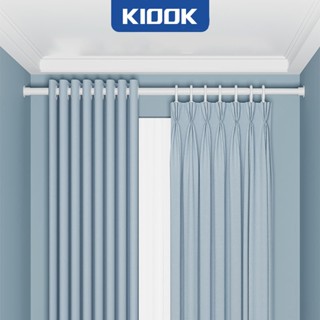 AURAWELL Thanh Treo Rèm Không Cần Khoan Đục Đường Ray Có Thể Điều Chỉnh Độ Dài 1.1-5.1m