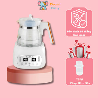 [Bảo hành 18 tháng] [Tặng khay hâm sữa] Bình Đun Nước Pha Sữa Dung Tích 1300ml Doomi Baby - D5