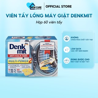  Viên tẩy lồng máy giặt Denkmit Hộp 60 viên tẩy lồng máy giặt Denkmit Anti-Kalk-Tabs - Nhập Đức Chính Hãng 