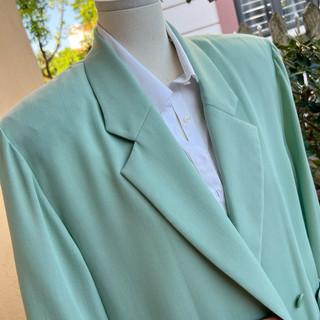 [blazer 2hand] Áo Blazer xanh ngọc
