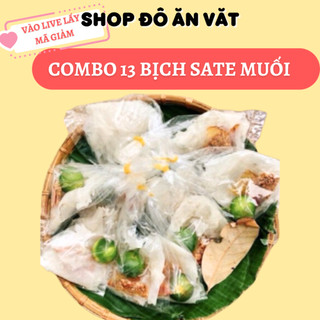    Không kem tắc  COMBO 10 Bịch bánh tráng satế shop đô ăn vặt 