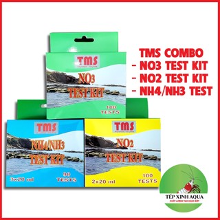 Bộ kiểm tra nước - test nước test kit nhanh nh3/no3/no2 cho bể thủy sinh - tms - tép xinh aqua