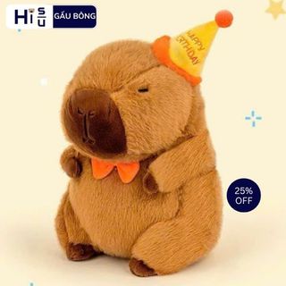 Capybara Sinh Nhật Gấu Bồng Sinh Nhật Chuột Capybara Mũ Sinh Nhật Quà Tặng Ý Nghĩa Capybara Quà Tặng Dễ Thương