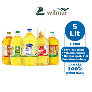 [Chai 5L] Dầu Ăn Simply Đậu Nành, Neptune Light, Meizan Đậu Nành, Cái Lân, Meizan Gold