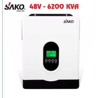 Biến tần SAKO 6.2KVA-6200W-48V  Hybrid inverter  PV 90V-450V-SUNON-ECO  On&Off Grid