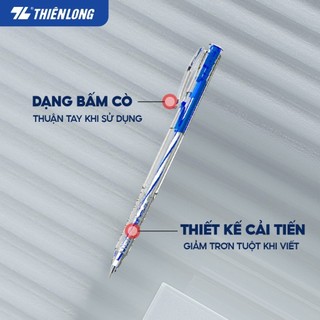 (Hộp 20 cây) Bút bi Thiên Long 0.5mm
