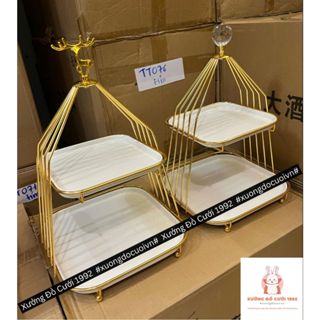 KHAY KỆ HÌNH ĐẦU HƯƠU Đựng Bánh Kẹo Trang Trí Gia Tiên Cưới Hỏi, Nhà Hàng, Tiệc Bánh, Quán Cafe