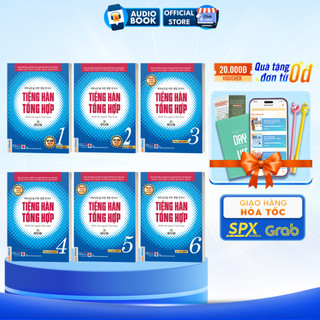  Sách - Combo Tiếng Hàn Tổng Hợp Dành Cho Người Việt Nam Tập 1-6  Giáo Trình Kèm Sách Bài Tập  