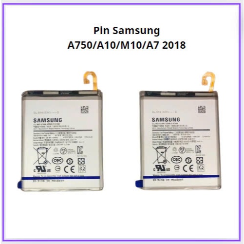 Pin samsung a750/a10/m10/a7 2018 mới chất lượng tốt