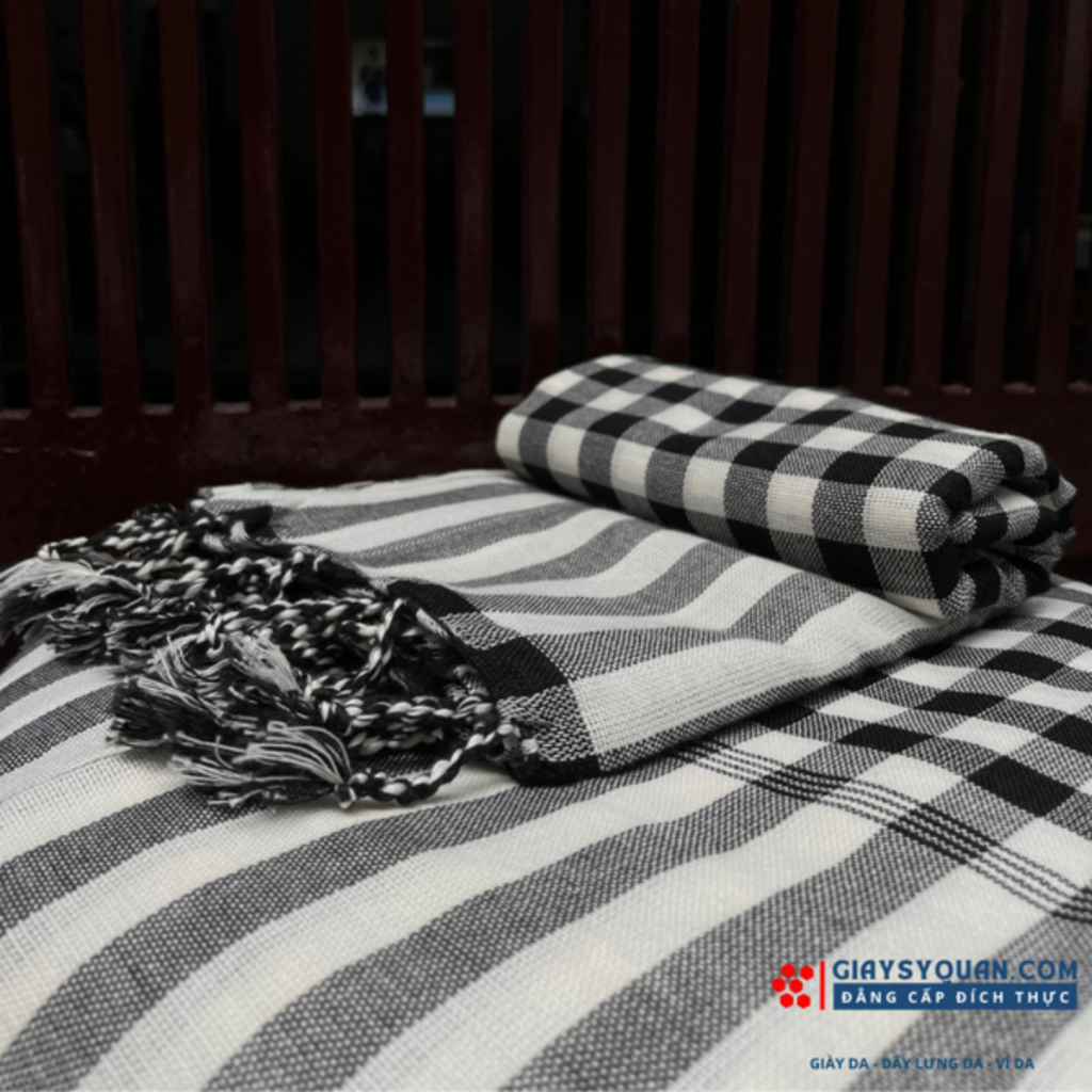 Khăn Rằn Nam Bộ Cao Cấp Nhiều Màu Chất Liệu Cotton 100% Mềm Mại