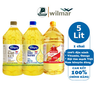 [Chai 2L] Dầu Ăn Simply Đậu Nành, Simply Gạo Lứt, Neptune Light