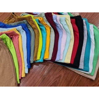 Quần đùi chục cho bé trai và bé gái size từ 3-19kg chất thun thông hơi thoáng mát