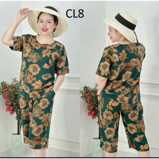 BỘ ĐỒ TRUNG NIÊN CÁT LỤA  HÀN CHÂU  QUẦN NGỐ