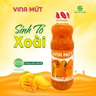 [Vina Mứt] - Sinh Tố Trái Cây Vina Mứt 1000ml vị xoài siêu ngon, date siêu xa