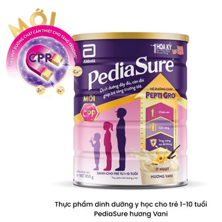 Sữa PediaSure BA hương vani cho bé 1-10 tuổi 360g