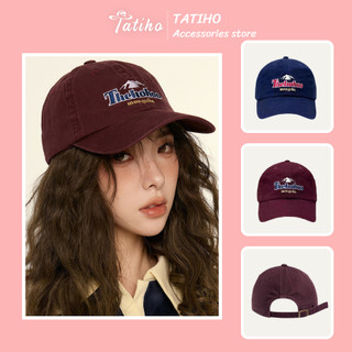 Mũ Lưỡi Trai Unisex, Nón Bóng Chày Trơn Thêu Chữ Thehoboo Màu Đỏ Đô Che Nắng Thời Trang Mùa Hè - Tatiho - Mã MLT037