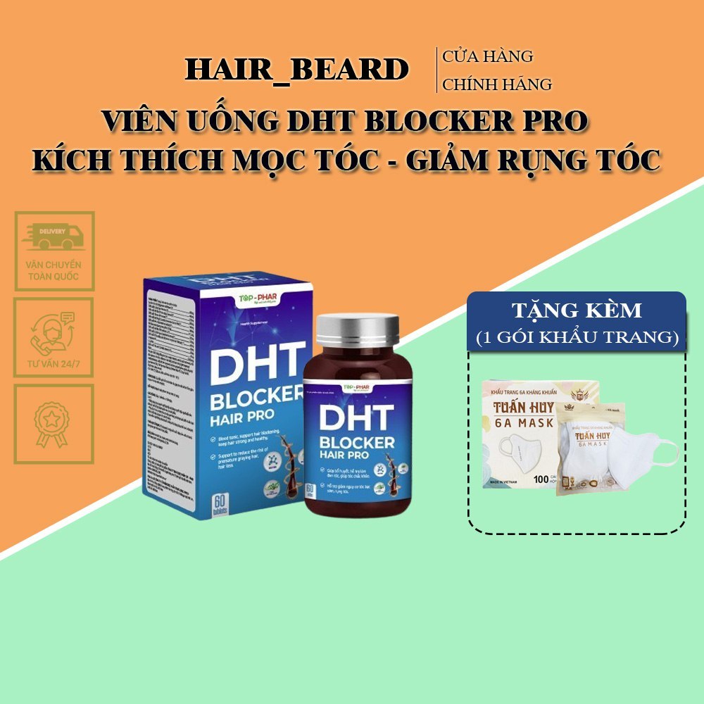 [ DHT NÂNG CẤP CAO ] DHT Blocker Good Hair Pro Chống DHT - Mọc tóc - Giảm Nhờn Da Đầu