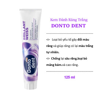 [HÀNG ĐỨC] Kem đánh răng Dontodent 125ml