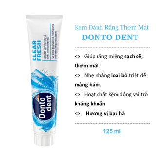 [HÀNG ĐỨC] Kem đánh răng Dontodent 125ml