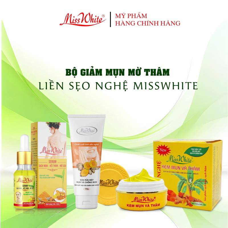 Bộ Kem Giảm Mụn Thâm Miss White