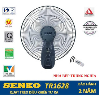  Quạt treo tường SENKO TR1628 có điều khiển xa Bảo hành chính hãng 