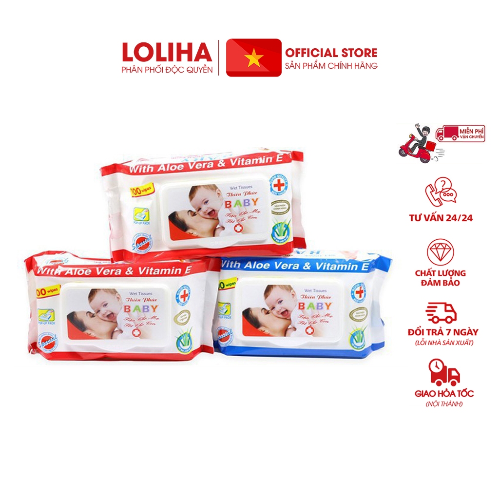 🏵️FREESHIP🏵️ Combo 5  Thùng 24 bịch giấy Baby (THÙNG 24 GÓI)