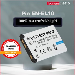 Pin Thay Thế EN-EL10 Cho Máy Ảnh Nikon Coolpix S200/S210/S300/S500/S510/S700