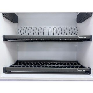  Giá bát đĩa cố định inox 304 Nan Oval 2 tầng Giá úp chén dĩa inox 304 Nan Oval 2 tầng CHÍNH HÃNG GEMANIVN 