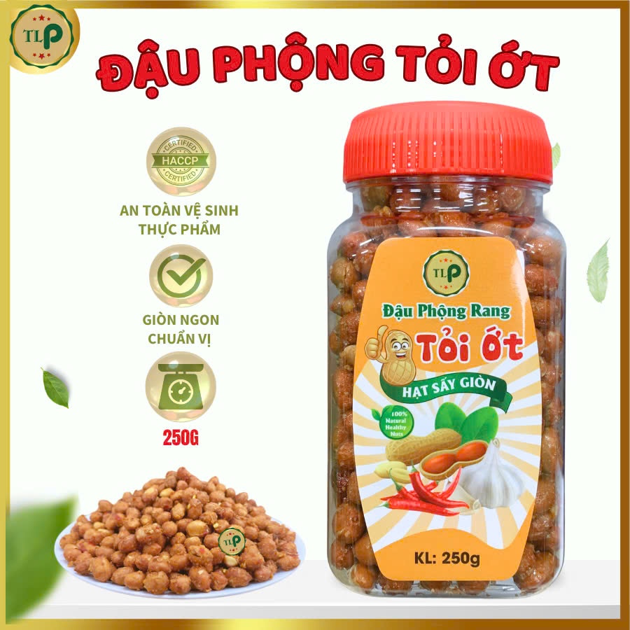 ĐẬU PHỘNG RANG TỎI ỚT TÂN LỘC PHÁT HŨ 250G