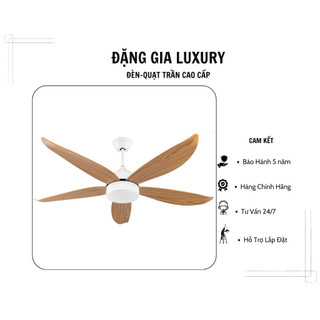 [ Nhiều Mẫu - Giá Sale ] Quạt trần đèn 5 cánh,quạt trần trang trí dành cho phòng khách - chung cư - biệt thự gió mạnh