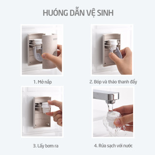 Bộ nhả kem đánh răng ECOCO cao cấp 1703 QH's