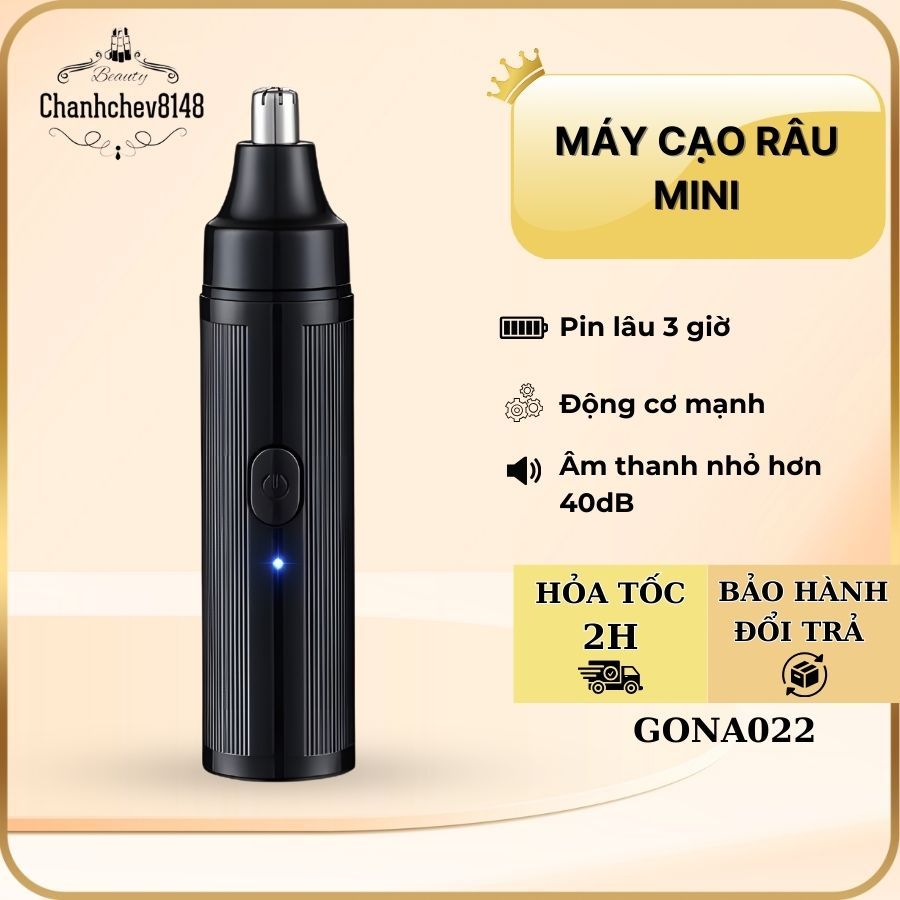 Máy cắt tỉa lông mũi - sạc điện cạo râu cạo lông cho nam nữ giá rẻ - GONA022