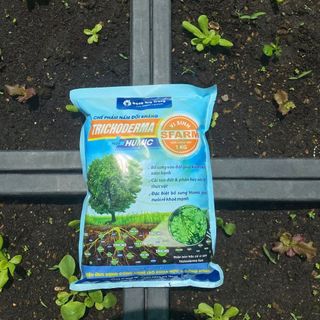 Nấm Trichoderma Điền trang, Men Vi Sinh Ủ Phân hữu cơ Sfarm, Xử Lý Đất trồng, Phòng Ngừa nấm Bệnh Vuonbabylon - Gói 1Kg