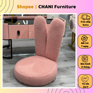 Ghế tai thỏ đệm ngồi bệt thỏ cute siêu sinh có tựa lưng cao hàng nhập khẩu cao cấp