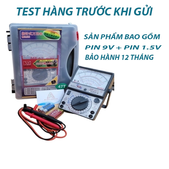 Đồng hồ đo điện MF47L, Đồng hồ vạn văng đầy đủ chức năng