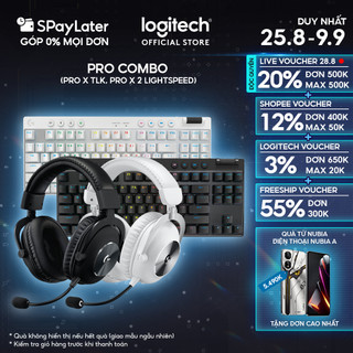 Combo Bàn phím Gaming G Pro X TKL và Tai nghe gaming Logitech G Pro X 2